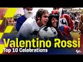 #GrazieVale: Valentino Rossi's Top 10 Celebrations
