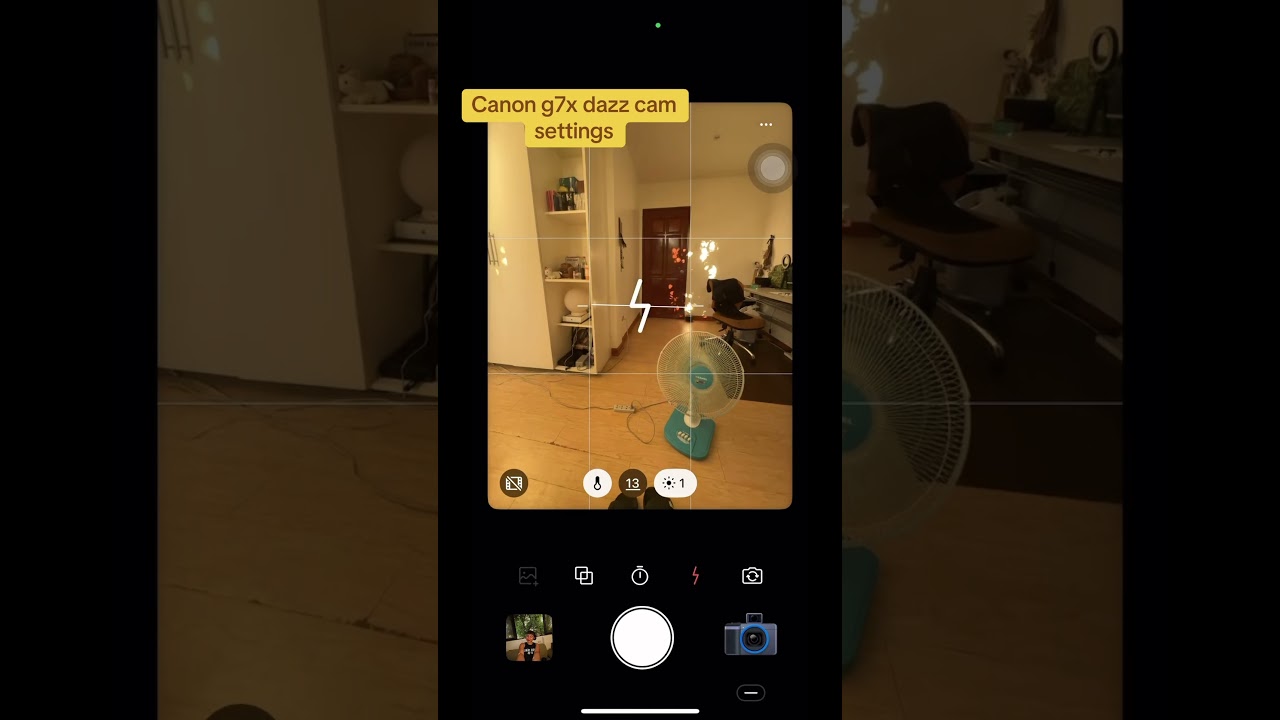 Dazz cam tutorial for the Canon G7X feel