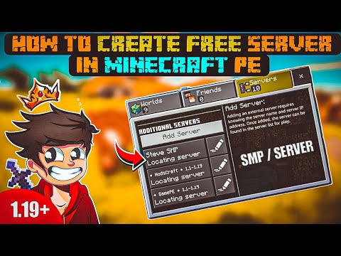 Achitro - Create SMP For Minecraft PE 1.19+🔥|| How to make Free server in Minecraft pocket edition | Hindi |
