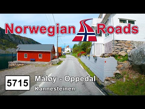 Driving Fv5715 Måløy - Oppedal | Norwegian Roads 4K UHD