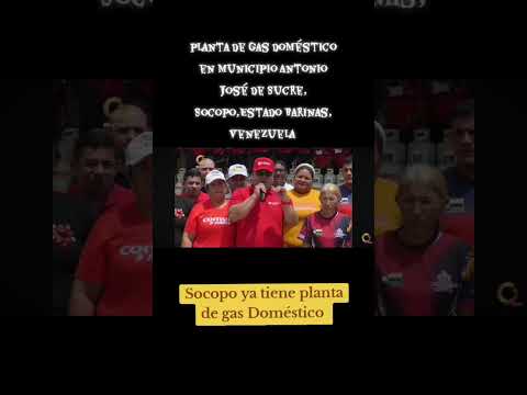 En Barinas Municipio Antonio José de Sucre ya tiene planta de gas doméstico.