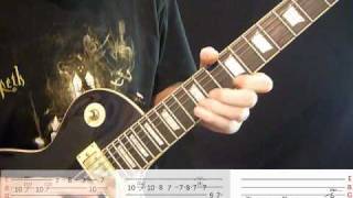 Opeth Windowpane - Guitar lesson - Part One