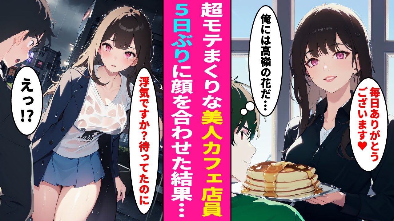 【漫画】毎日通うお気に入りカフェの美人店員に片想い中の俺。5日ぶりに出張から戻ると雨の中彼女と遭遇するのだが実は俺を待っていたようで...ほか＜まとめ＞【ラブコメ】
