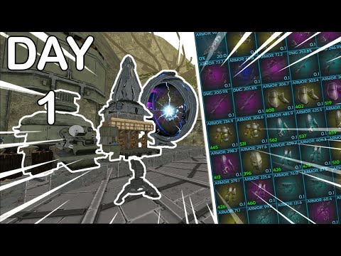 How A 40,000 Hour Tribe In TREE Dominated On Ark's Most Populated Server Day 1! - Ark PvP