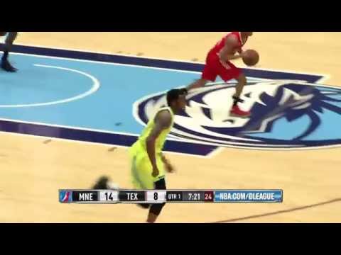 Eric Griffin pumps and soars in for the jam