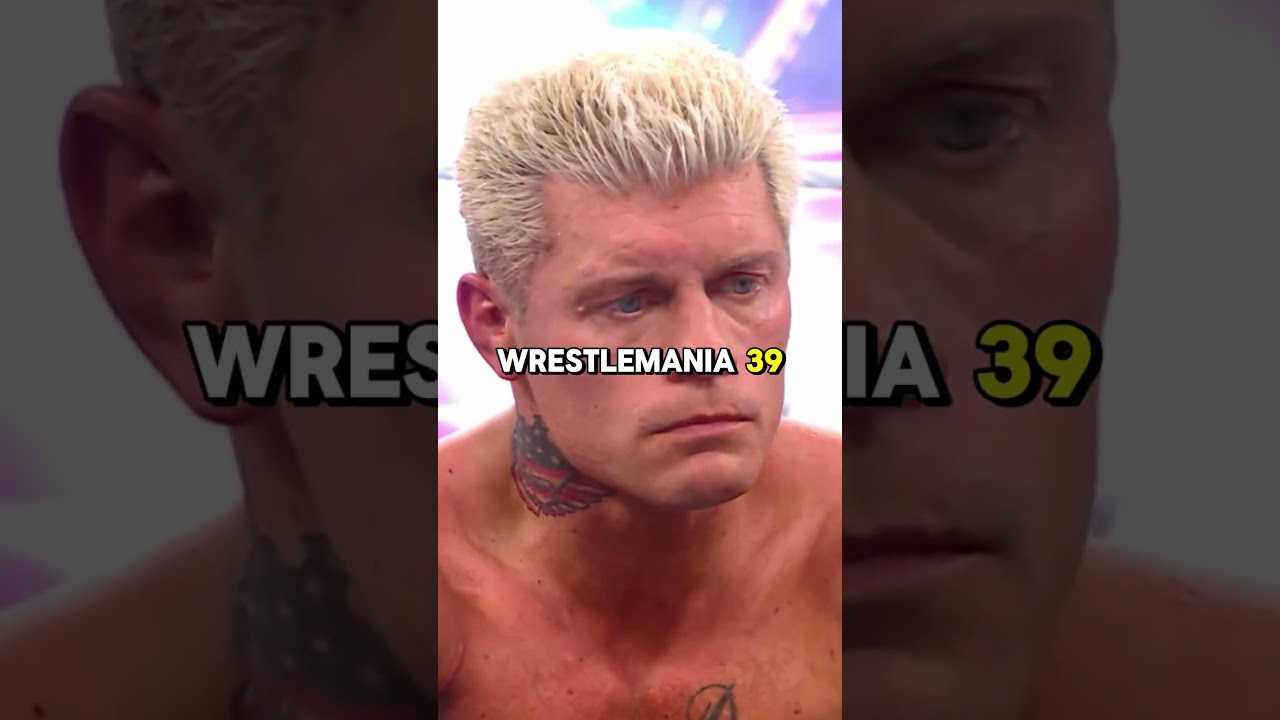 Every Single Match Cody Rhodes Has Lost Since Returning To The WWE #shorts #codyrhodes #wwe