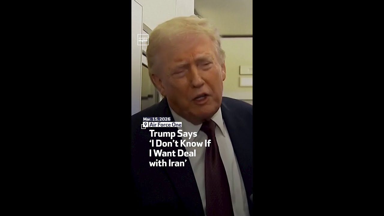 Video | Trump Says ‘I Don’t Know If I Want Deal With Iran’