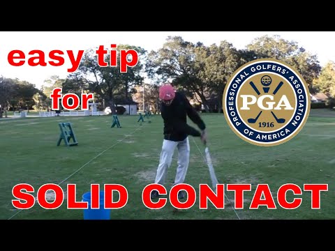 "Knuckles Down" for SOLID Golf Shots