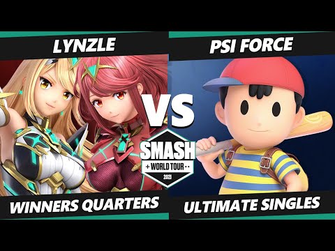 SWT EAS Online Qualifier Match - LynZle (Pyra Mythra, Mii Swordfighter, G&W) Vs. PSI Force (Ness)