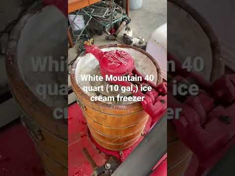 White Mountain 10 gallon ice cream freezer. Modesto, CA