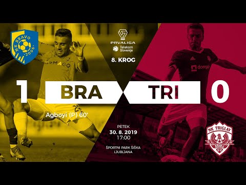 8.krog: Bravo - Triglav 1:0 ; Prva liga Telekom Slovenije 2019/2020