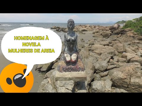 Praia do Sonho e Praia dos Pescadores filmadas por drone