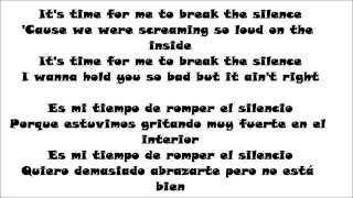 Break The Silence - Nick Jonas Lyrics (spanish/english)