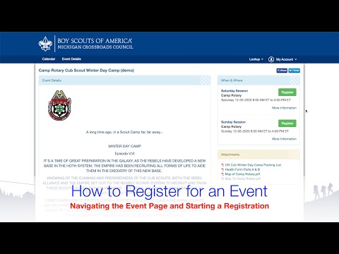 Starting a Registration tutorial