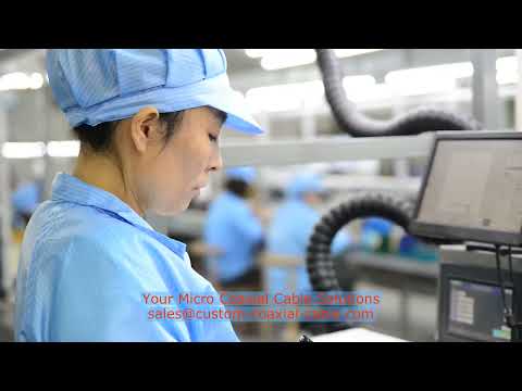 IPEX 3298 MINIFLEX 5-BFN II LONG ACT 50P micro ribbon coax cable 45 ohm impedance Gantry Loader Cabl