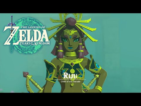 Riju's first appearance in The Legend of Zelda: Tears of the Kingdom (Japanese Voice)
