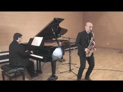 Rhapsody for saxophone and piano, A. Waignein (3rd mov.)