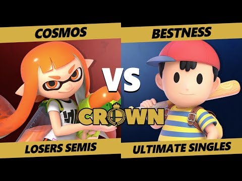 Crown 2019 SSBU - PG | Cosmos (Inkling) Vs. A | BestNess (Ness) Smash Ultimate Tournament L. Semis