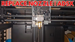 Free Hotend Nozzle AD5X How To Replace Nozzle