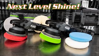 FLEX 24V Polishers and Pads – Next Level Shine!