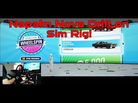Forza Horizon 4 - Wheelspin Drift Build Ep 1 Napalm Nova on Thrustmaster Wheel