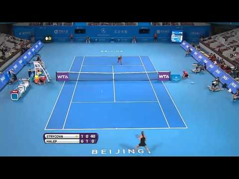 Simona Halep - Volleys (2014-09-28, China Open, Beijing, R64, vs Barbora Zahlavova Strycova)