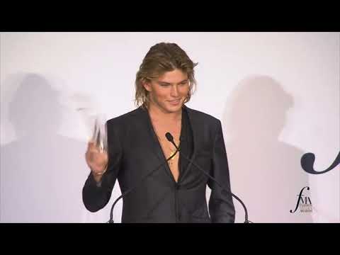 Jordan Barrett Award Speech, Male Model of the Year