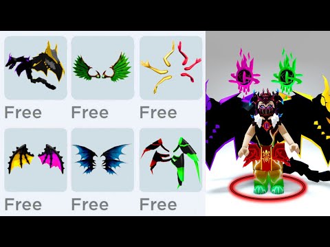 GET FREE ALL WINGS ITEMS IN ROBLOX!😱😯😲