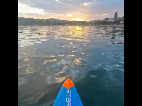 Beautiful sunrise paddle #standuppaddle #paddleboarding #sunrise #standuppaddleboarding