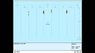 Search and Rescue at sea - Parallel Search - 4 ships