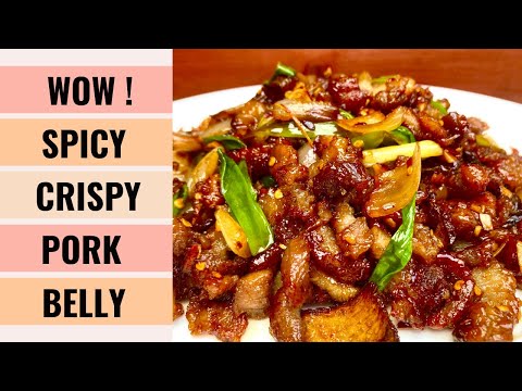 SO TASTY! Spicy Crispy Pork Belly With Onions and Soya Sauce 👍 | Aunty Mary Cooks 💕