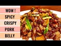 SO TASTY! Spicy Crispy Pork Belly With Onions and Soya Sauce 👍 | Aunty Mary Cooks 💕