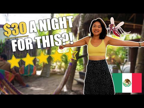 STAYING IN THE CHEAPEST HOTEL ON MEXICO'S MOST EXPENSIVE ISLAND - ISLA HOLBOX (full "room" tour)