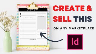 CREATING DAILY PLANNER IN ADOBE INDESIGN FOR BEGINNERS