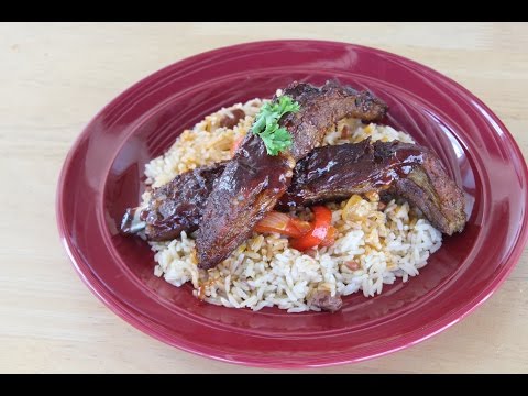 BBQ Ribs From The Oven - Fall Off The Bone (Haitian Style)