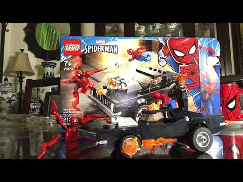 LEGO Spider-Man: Spider-Man and Ghost Rider vs Carnage 76175 Speedbuild/Timelapse