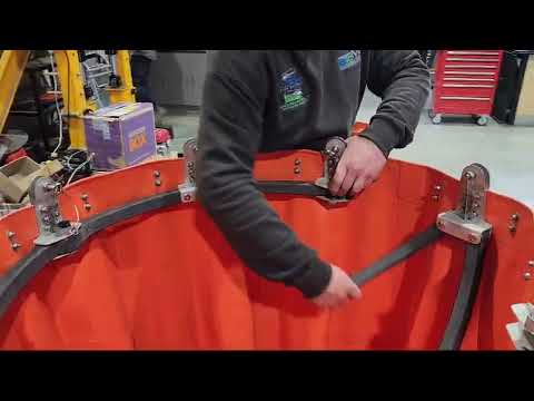 Assembly of Fold Down Top Ring