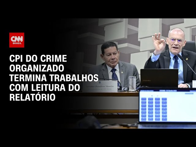 CPI do Crime dá início a última sessão com leitura de relatório | BASTIDORES CNN