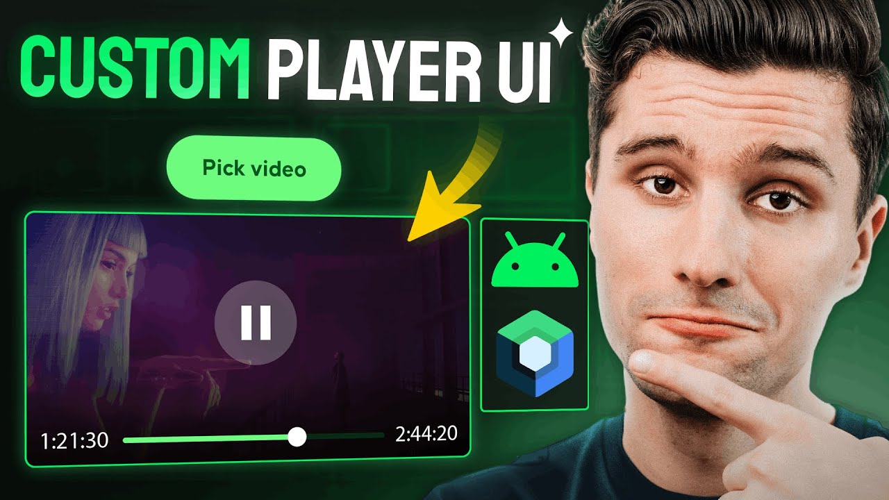 Custom Video Player In Jetpack Compose On Android (Media3 Library)
