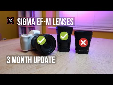 Sigma EF-M Lenses Would I Buy Again? 3 Month Update 16mm 30mm 56mm Canon M50 M6 mk2