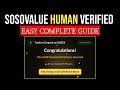 SOSOVALUE HUMAN VERIFICATION GUIDE