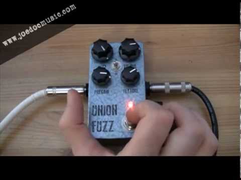 JDM Pedals "Union Fuzz" Demo - Switchable Germanium Silicon Boutique Fuzz