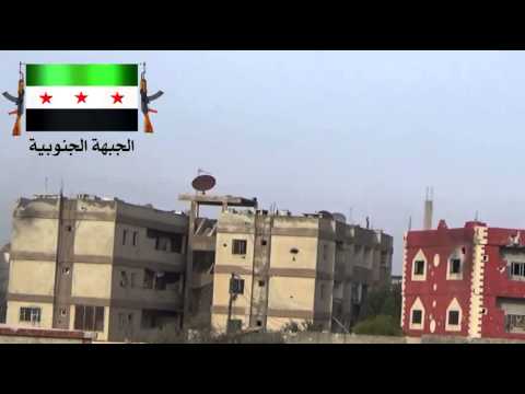 اشتباكات عنيفة أثناء اقتحام المساكن العسكرية في الشيخ مسكين من قبل لواء شباب السنة