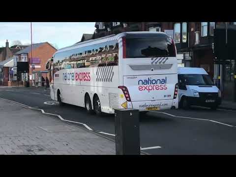 Edwards Coaches (National Express Coach) Caetano Levante 2 Volvo B11R (BX16 CLF) in Cotteridge