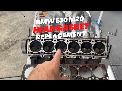 BMW E30 M20 6 Cylinder Head Gasket Replacement