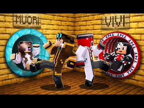 SCEGLI IL LATO CON PIÙ AMICI PER SOPRAVVIVERE SU MINECRAFT!!