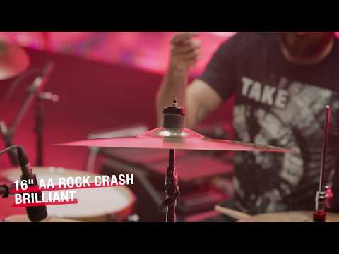 Sabian 16" AA Rock Crash Brilliant Cymbal 21609B image 4