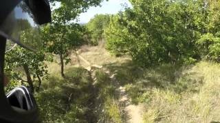 preview picture of video 'Sym 300 - Villemur sur Tarn sur parcours Vtt'