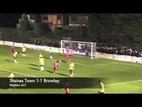 Staines Town 2-1 Bromley - Tue 25th March 2014