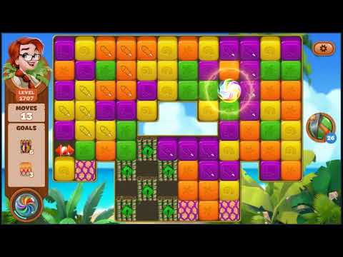 Lost Island Blast Adventure Level 1707 - NO BOOSTERS 🏝️ | SKILLGAMING ✔️
